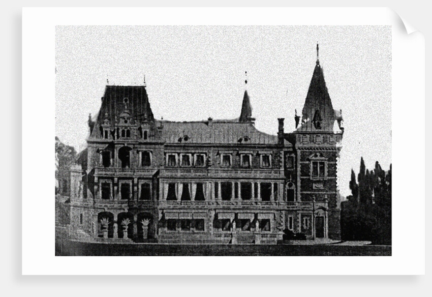 Rebuilding project of the Massandra Palace by M. Messmacher, 1889 by Anonymous