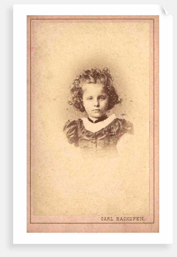 Princess Elizabeth of Hesse by Rhine as child, 1870s-1880s by Anonymous
