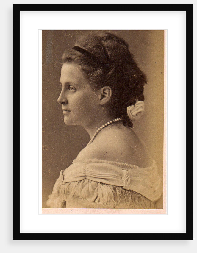 Portrait of Grand Duchess Olga Constantinovna of Russia, 1870s by Anonymous