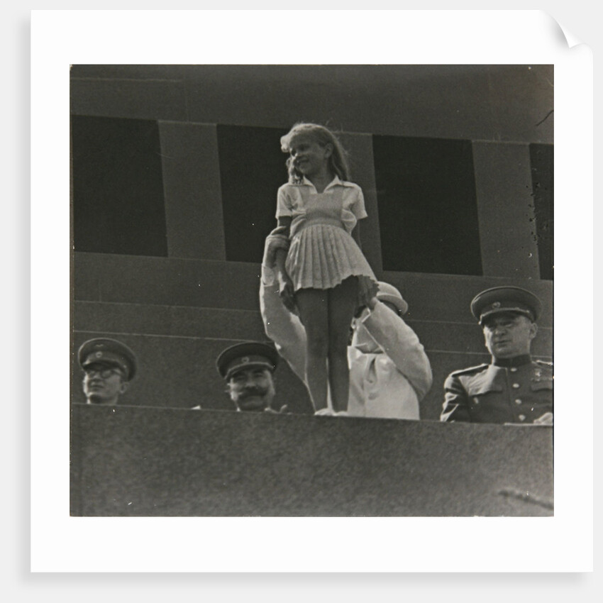 May Day on Lenins Mausoleum Tribune, 1953 by Anonymous