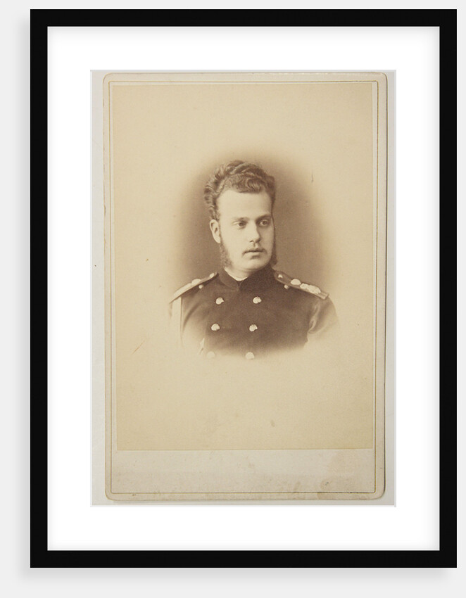 Portrait of Grand Duke Alexei Alexandrovich of Russia, 1870s by Anonymous