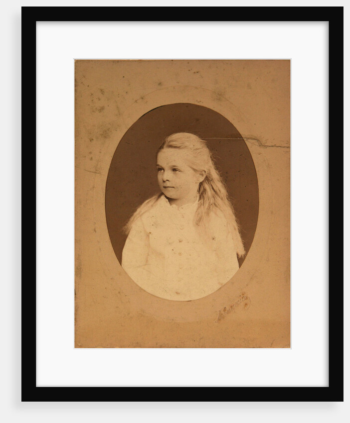 Portrait of Princess Olga Alexandrovna Yurievskaya, End of 1870s-Early 1880s by Anonymous