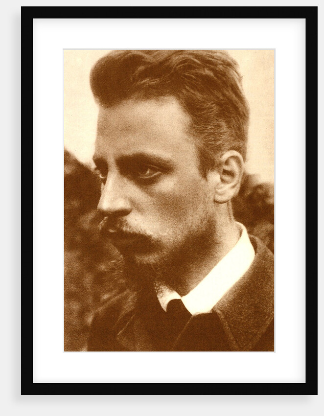 Portrait of the poet Rainer Maria Rilke , 1900 by Anonymous