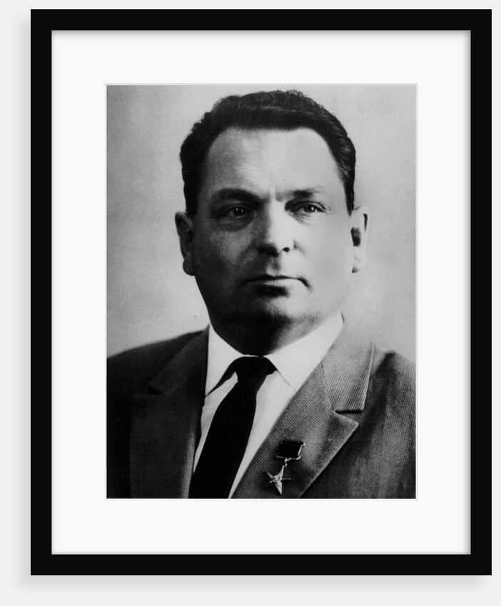 Portrait of the rocketry pioneer Vasily Pavlovich Mishin , 1970s by Anonymous