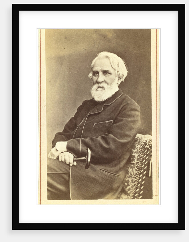 Portrait of the author Ivan S. Turgenev, Between 1880 and 1886 by Anonymous