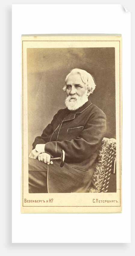 Portrait of the author Ivan S. Turgenev, Between 1880 and 1886 by Anonymous