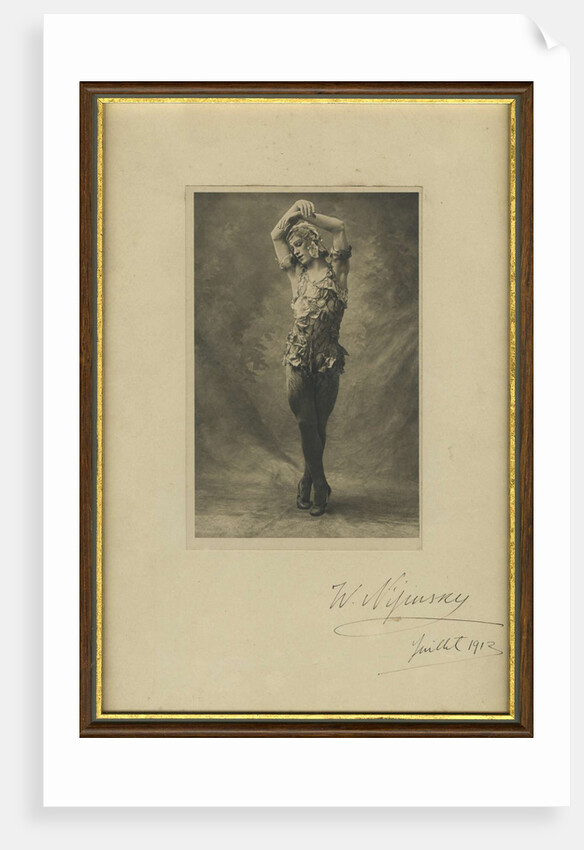 Vaslav Nijinsky in the Ballet Le Spectre de la Rose, 1911 by Anonymous