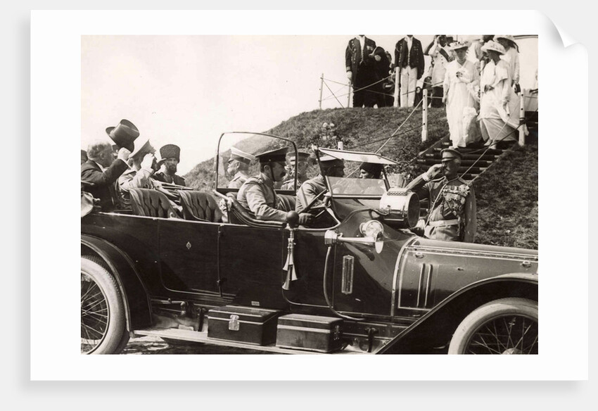 Emperor Nicholas II and Président Poincaré in Saint Petersburg in July 1914, 1914 by Anonymous