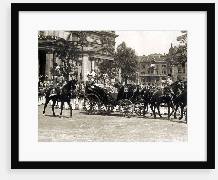 Tsar Nicholas II, Wilhelm II and Duke Of Cumberland in Berlin on May 24, 1913., 1913 by Anonymous