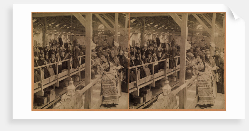Russian barracks for pilgrims, Jerusalem, Palestine (Stereograph), 1890-1900 by Anonymous