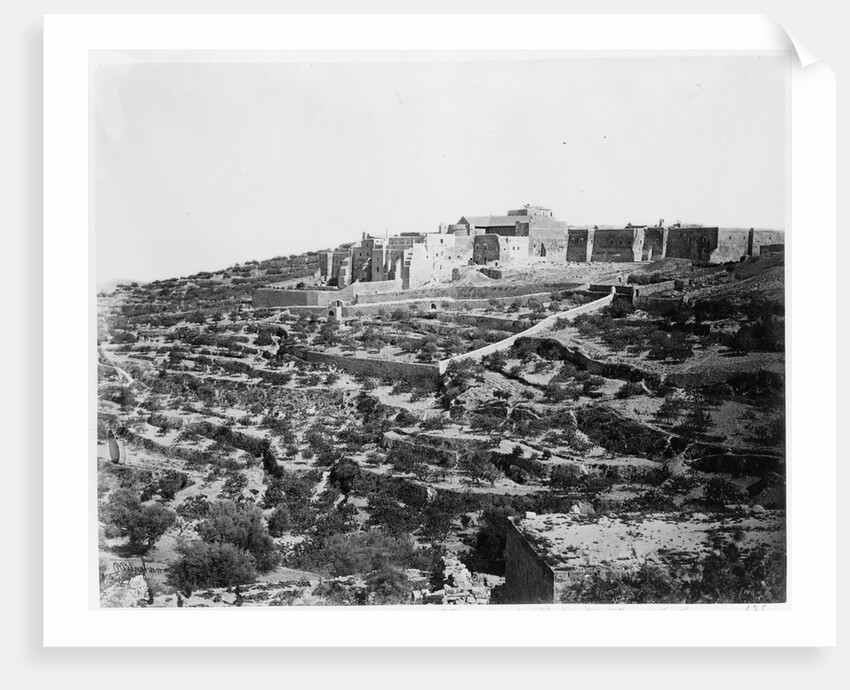 The Church of Nativity, Bethlehem, Between 1860 and 1880 by Anonymous