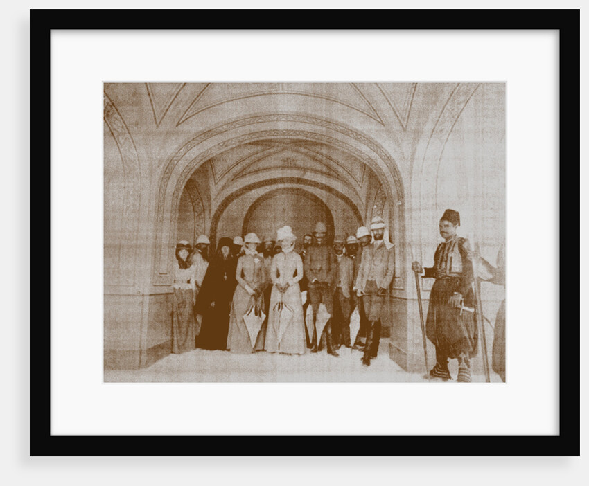 Grand Duke Sergei Alexandrovich and Grand Duchess Elizabeth Fyodorovna at the Russian Church Consecration in Gethsemane by Anonymous