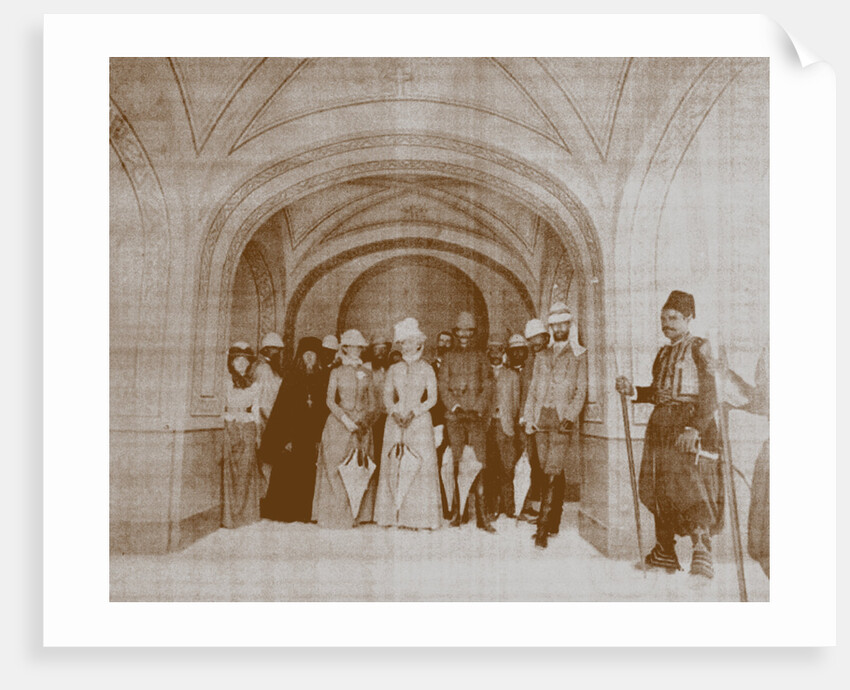 Grand Duke Sergei Alexandrovich and Grand Duchess Elizabeth Fyodorovna at the Russian Church Consecration in Gethsemane by Anonymous
