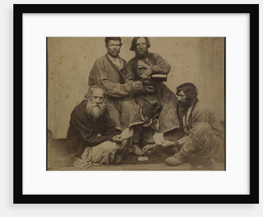 A group of drunk men in Siberia, 1860s-1870s by Anonymous