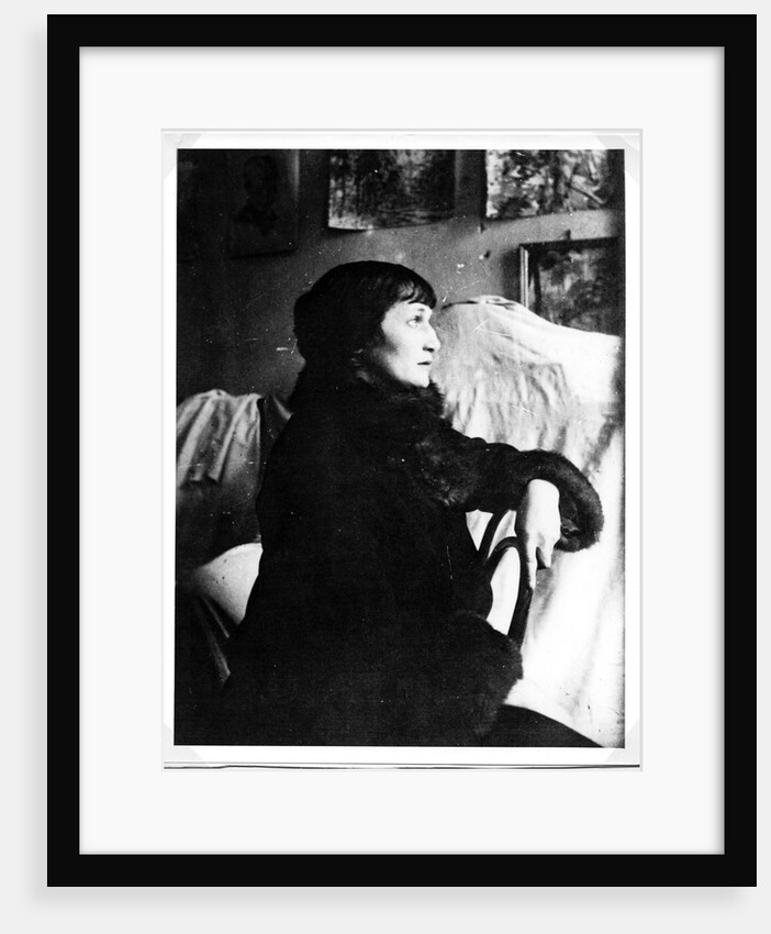 Portrait of the Poetess Anna Akhmatova, End 1920s by Anonymous