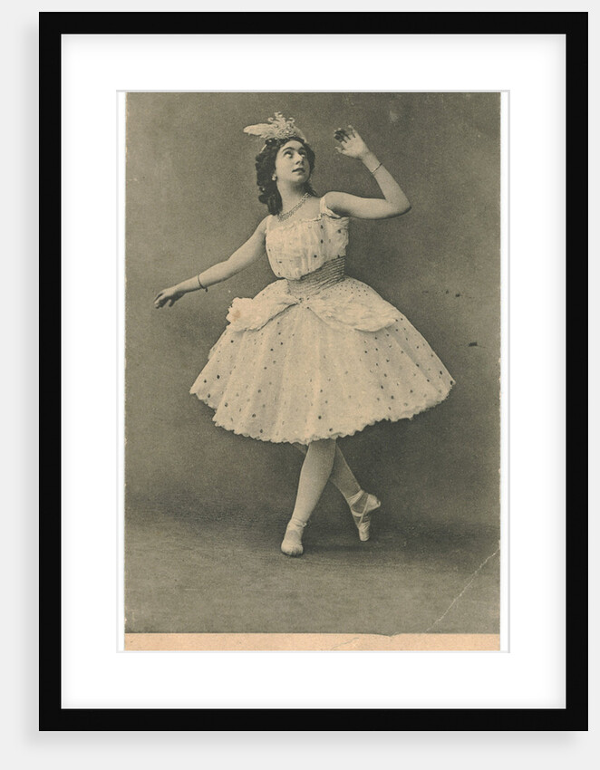 Ballet dancer Vera Karalli in the Ballet Swan Lake, c. 1910 by Anonymous