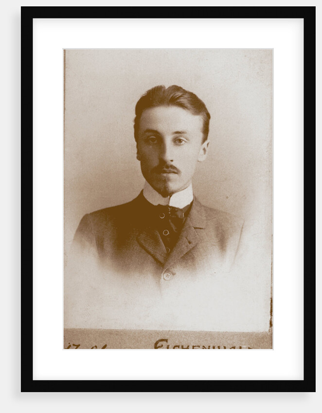 Portrait of the writer and dramatist Boris Konstantinovich Zaytsev, 1902 by Anonymous
