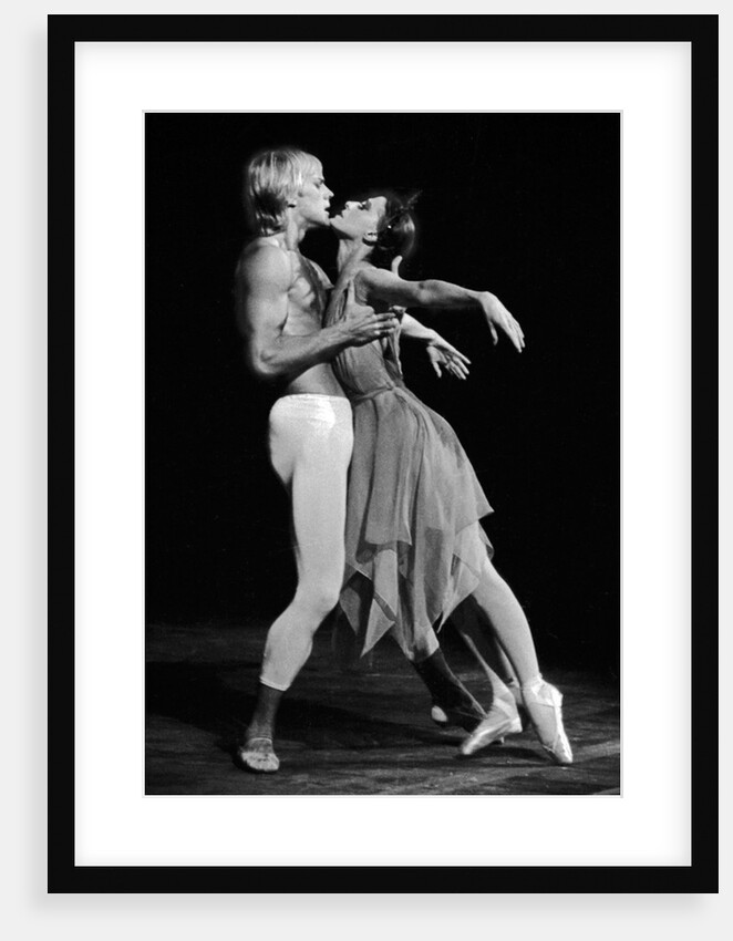 Maya Plisetskaya and Alexander Godunov in the Ballet The Death of the Rose by Gustav Mahler, 1974 by Anonymous