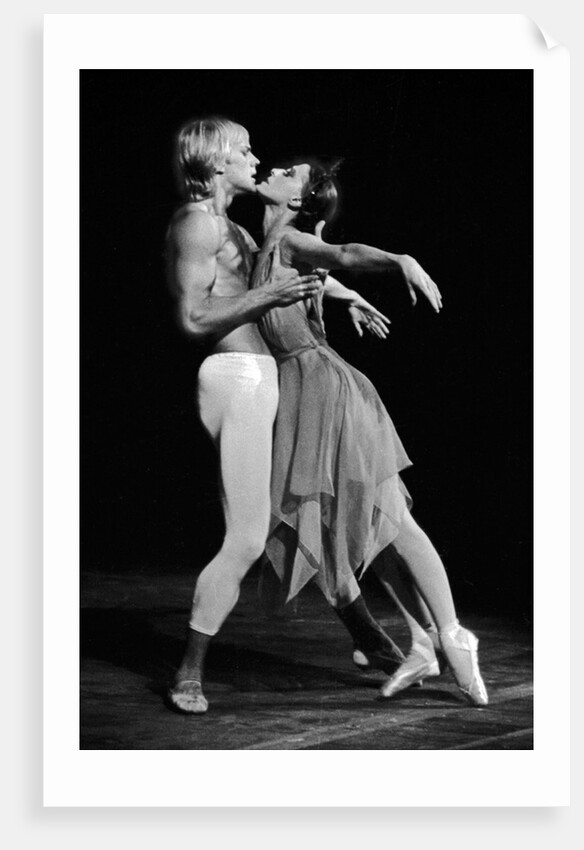 Maya Plisetskaya and Alexander Godunov in the Ballet The Death of the Rose by Gustav Mahler, 1974 by Anonymous