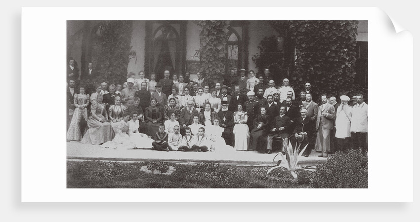 Moscow Art Theatre as the guest of Ivan Aivazovsky, 1900 by Anonymous