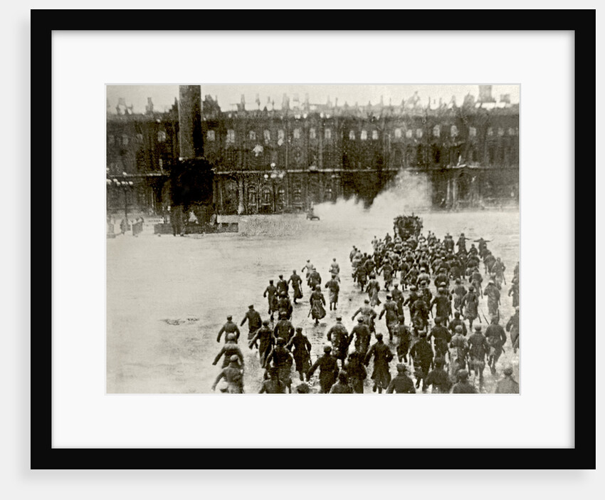 Storming the Winter Palace on 25th October, 1917 by Anonymous