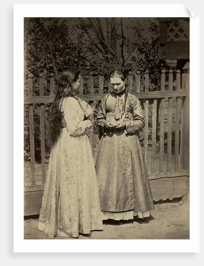 Don cossacks traditional feast costume, 1876 by Anonymous