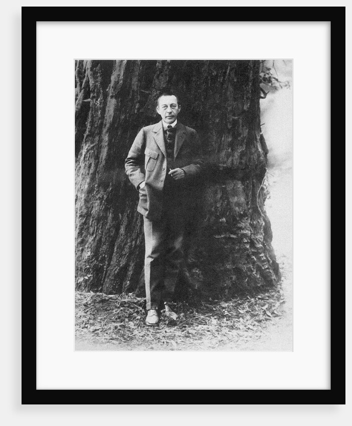 Composer Sergei Rachmaninov, 1919 by Anonymous