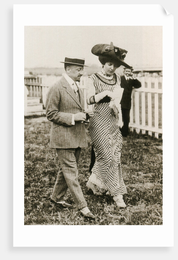 Ida Rubinstein and Gabriele D?Annunzio, c. 1911 by Anonymous