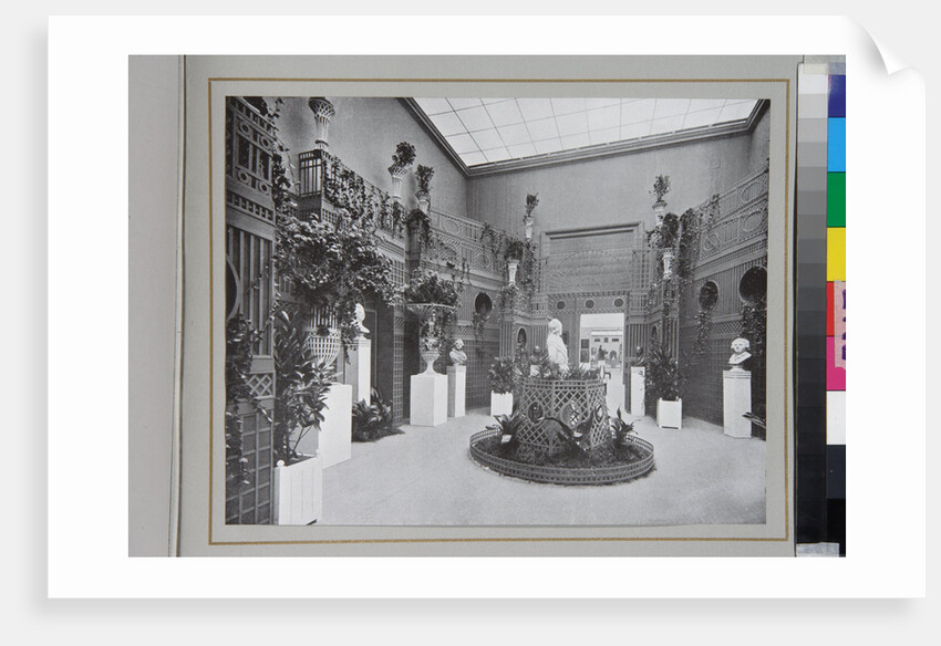 Hall of sculptures on the Dyaghilevs Exposition de lArt russe at the Salon dAutomne in Paris in 1906 by Anonymous