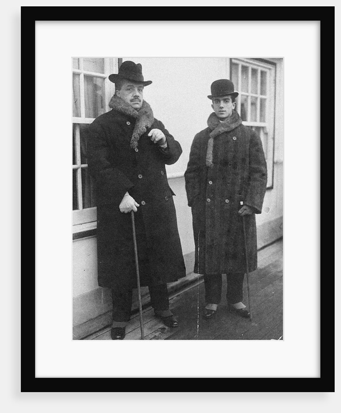 Serge Diaghilev and Léonide Massine, c. 1925 by Anonymous