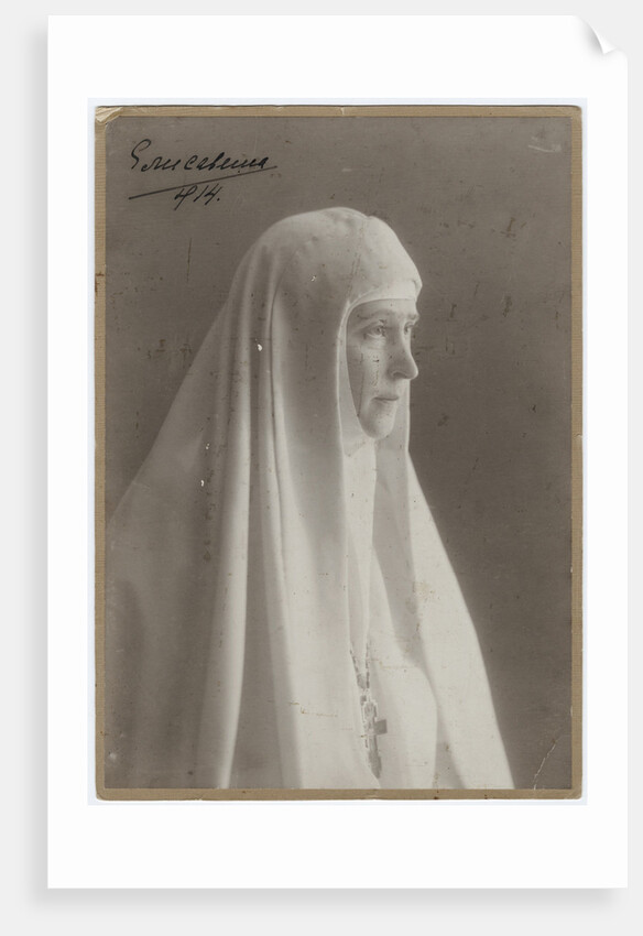 Grand Duchess Elizabeth Fyodorovna in the monastic habit, 1914 by Anonymous
