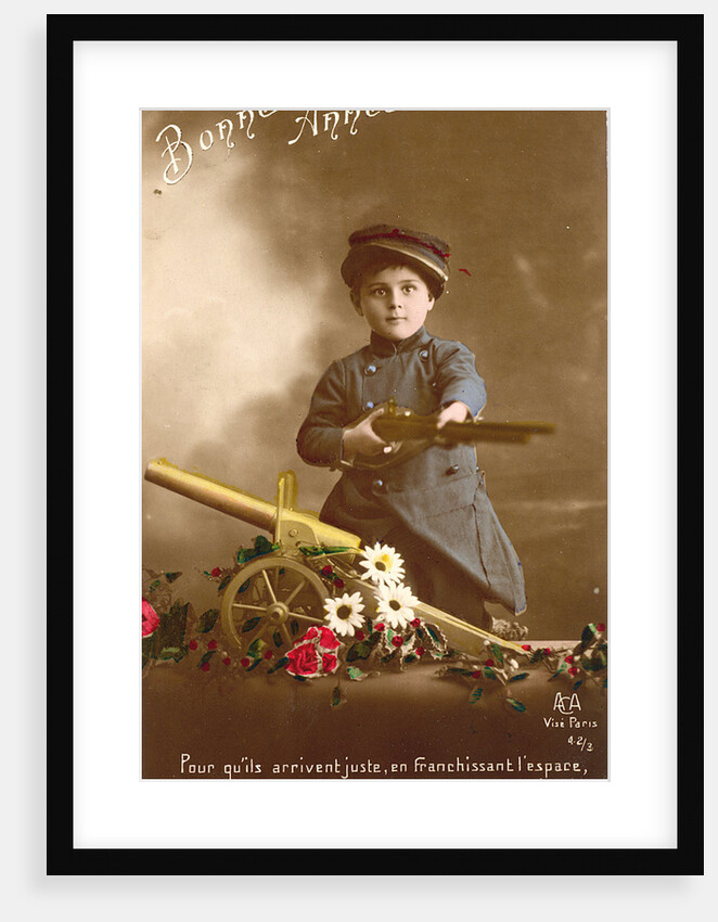 French Postcard "Bonne Année", 1916 by Anonymous