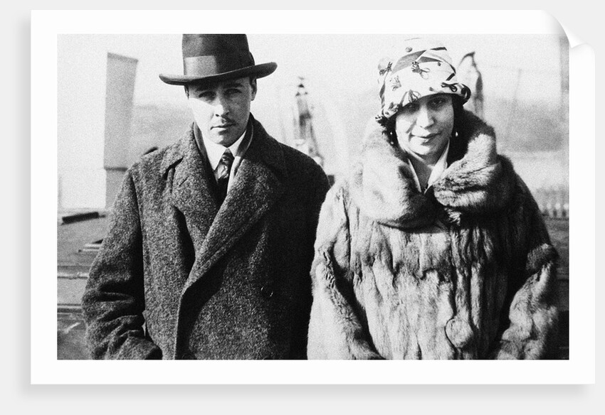 Prince Pyotr Grigoryevich Volkonsky with his wife, Irina, nee Rakhmaninova, 1925 by Anonymous