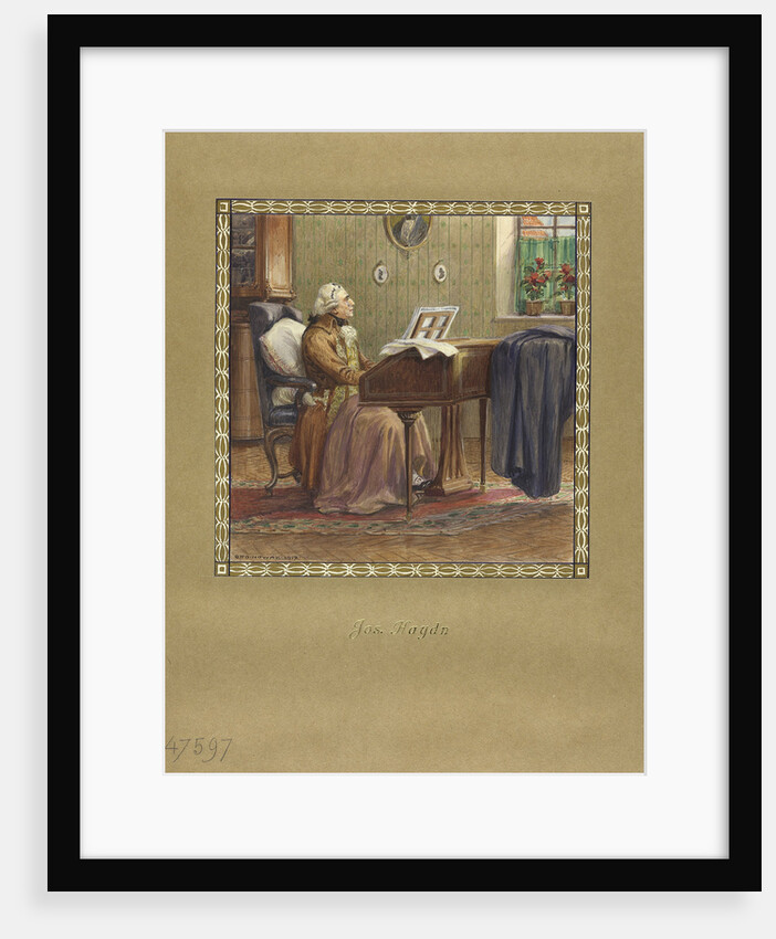 Joseph Haydn at the grand piano, 1917 by Otto Robert Nowak