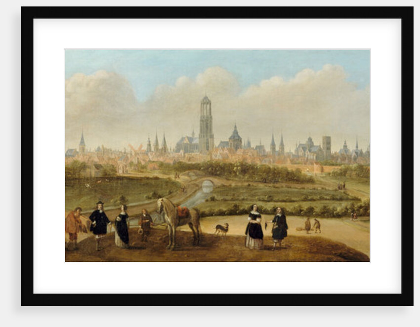 View on the city of Utrecht, c. 1650-1660 by Jost Cornelisz Droochsloot