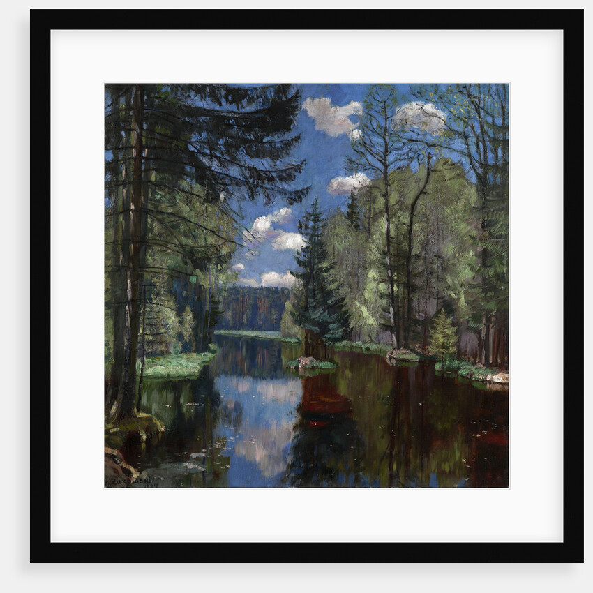 Forest Lake, 1934 by Stanislav Yulianovich Zhukovsky
