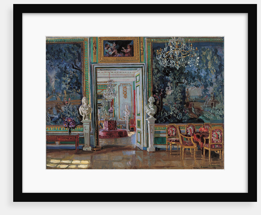 Interior in the Kuskovo Palace, 1917 by Stanislav Yulianovich Zhukovsky