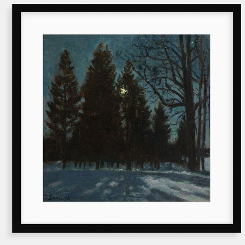 Winter Night, 1931 by Stanislav Yulianovich Zhukovsky