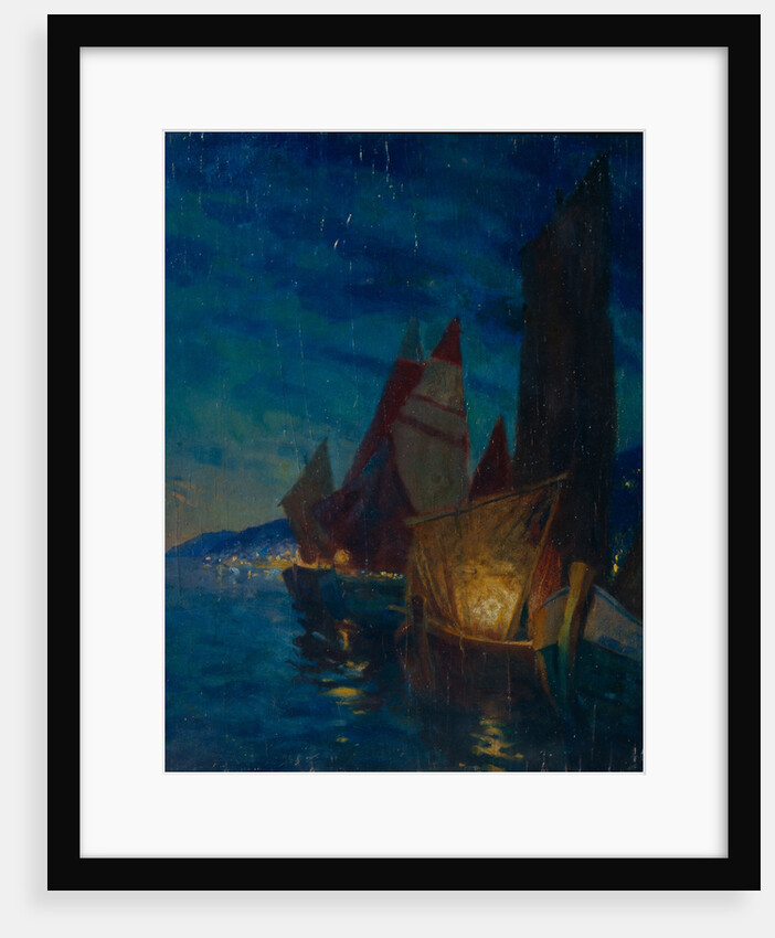 Sails at Night by Alexander Fyodorovich Gaush