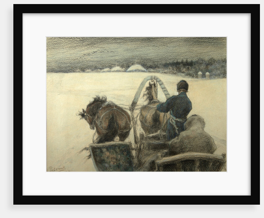 On the Road to Yasnaya Polyana, 1903 by Leonid Osipovich Pasternak