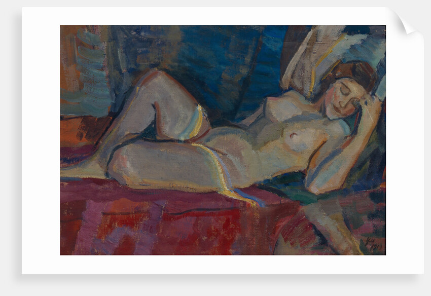 Nude. The Zone of Venus, 1919 by Nikolai Pavlovich Ulyanov