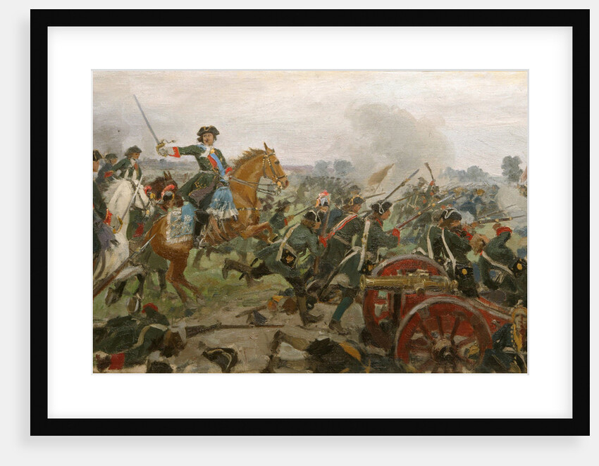 The Battle of Poltava by Ivan Alexeyevich Vladimirov