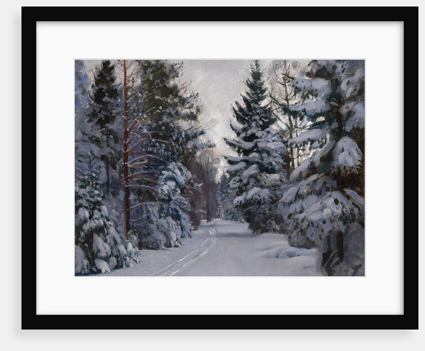 Tracks in the Snow, 1928 by Stanislav Yulianovich Zhukovsky