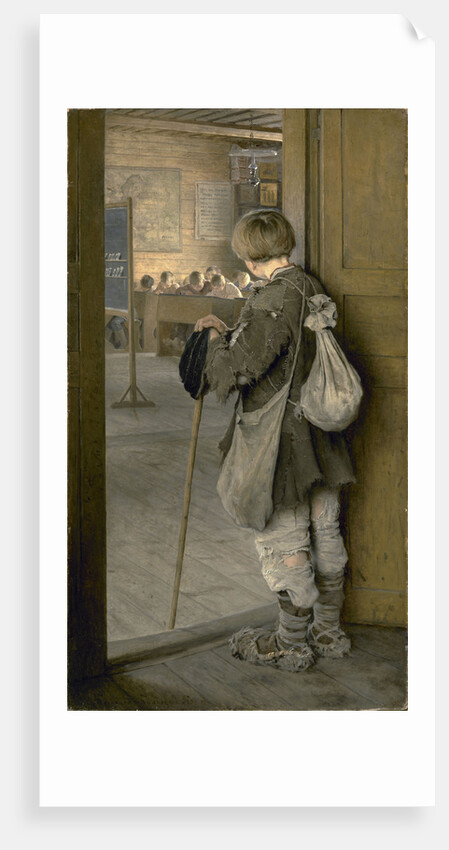 At the School Door, 1897 by Nikolai Petrovich Bogdanov-Belsky