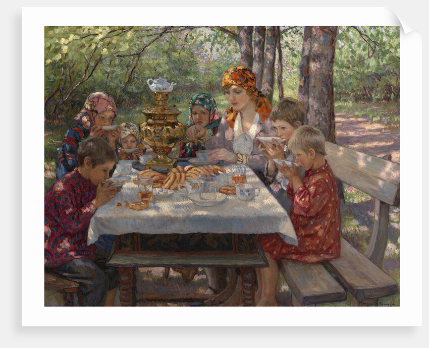 The Teachers Guests by Nikolai Petrovich Bogdanov-Belsky