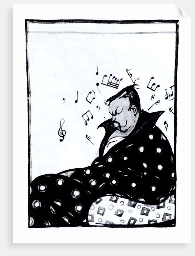 Composer Alexander Glazunov, 1915 by Viktor Nikolaevich Deni