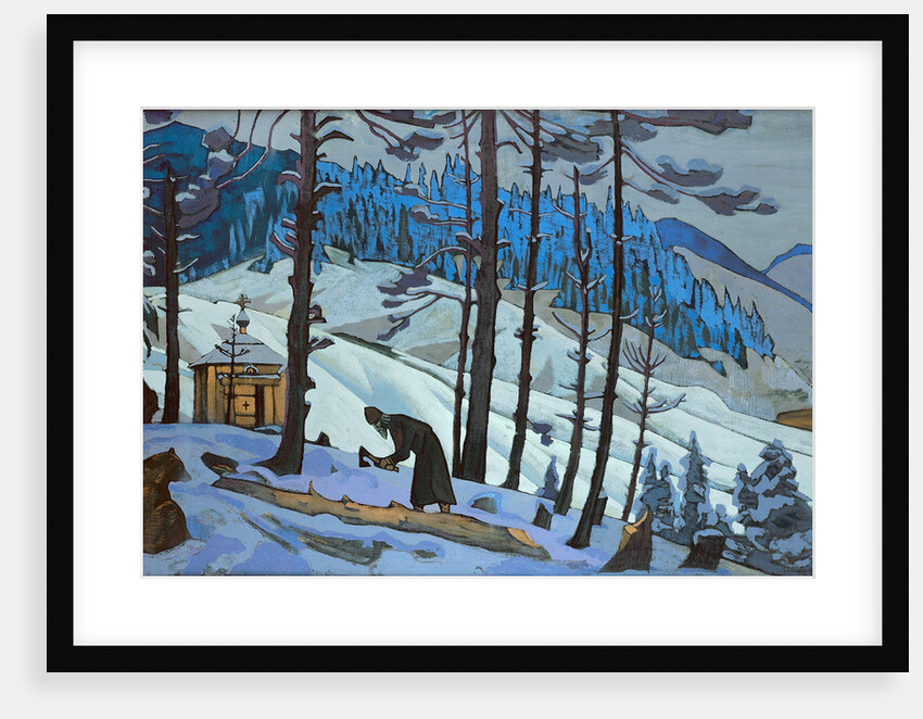 Saint Sergius the Builder, 1925 by Nicholas Roerich