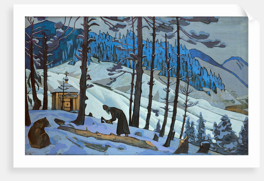 Saint Sergius the Builder, 1925 by Nicholas Roerich