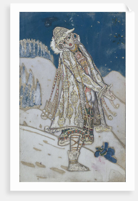 Costume design for the theatre play Snow Maiden by A. Ostrovsky, 1912 by Nicholas Roerich