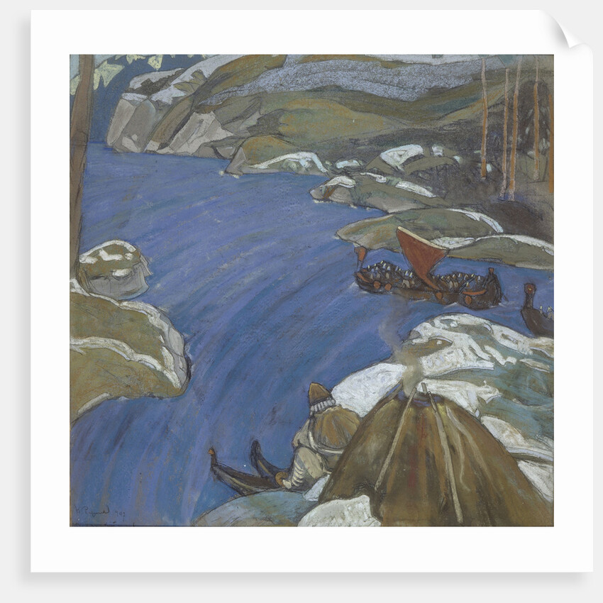 The Varangian Way, 1904 by Nicholas Roerich